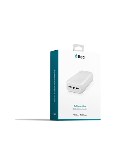 Recharger Ultra Akım Korumalı 30.000 Mah Powerbank Renkli