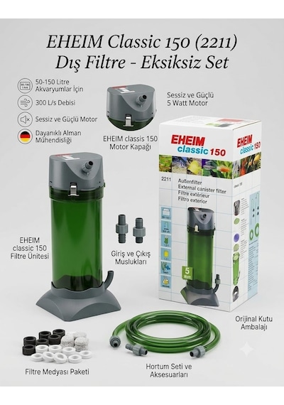 Eheım Classic 150 Dış Filtre 2211-01