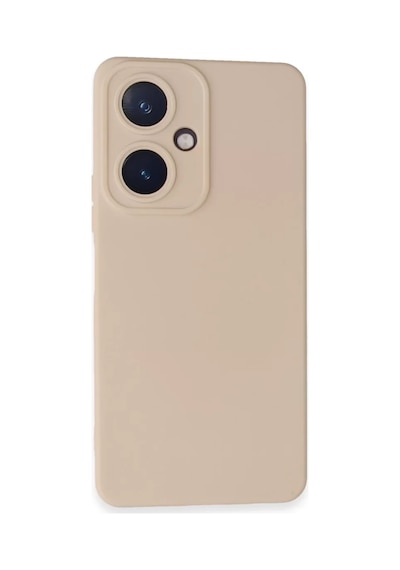 Vivo Y27 Uyumlu Kılıf Nano İçi Kadife Silikon - Pudra