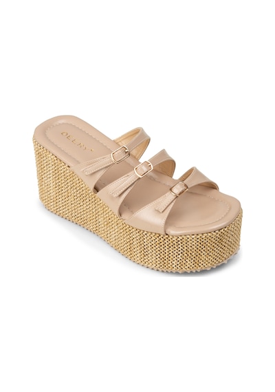 Deery Kadın Bej Platform Terlik - Rd120zbejc01 Bej