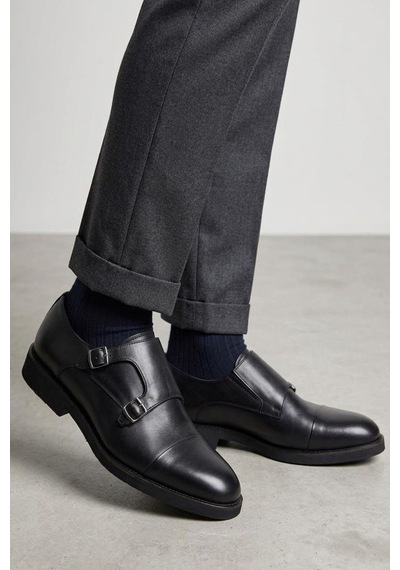 Pisagor Ps-3253 Erkek Hakiki Deri Loafer Ayakkabı Siyah
