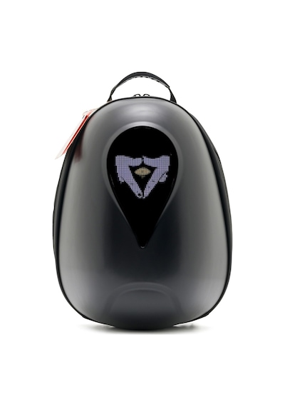 Missidea Jarmend Meteor Led Ekranlı Siyah Motosiklet Sırt Çantası Kask Formlu+powerbank Hediyelidir