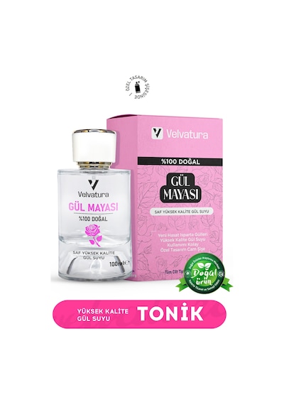 Velvatura Aydınlatıcı ve Gözenek Sıkılaştırıcı Gül Mayası Tonik 100 ML