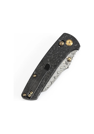 Kansept Main Street Karbon Fiber Sap Damascus Çelik Çakı K1015v1 Kum