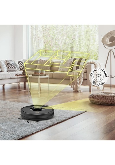 Karaca Vantuz Off-Road RS007 2 in 1 Mop And Vacuum Akıllı Robot Süpürge (Teşhir)