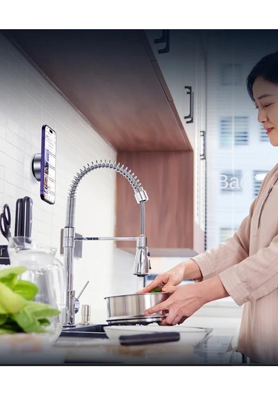 Coofbe Güçlü Magsafe Super Vakum Araç İçi Telefon Tutucu Masa Duvar Banyo Ayna Telefon Tutucu Stand