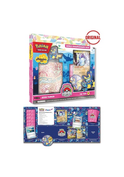 Pokemon Tcg 2024 World Championships Jesse Parker Destesi 60 Kart Pin Coin Playmat Seti Koleksiyonlu