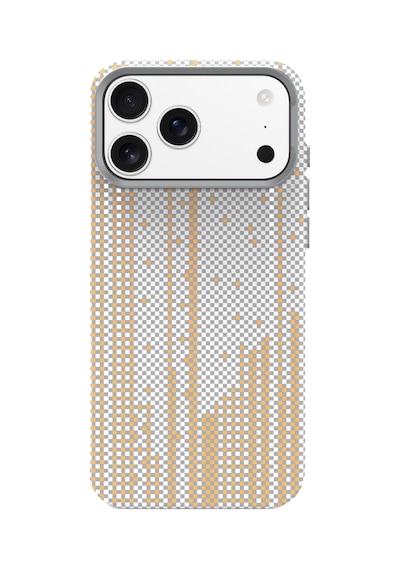 Piili Apple iPhone Uyumlu 17 Pro Kevlar Serisi Magsafe Kılıf Şehir Beyaz