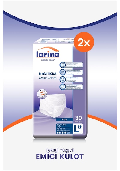 Lorina Emici Külot Bez L 60 Adet