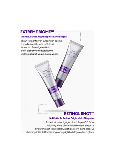 Retinol İçerikli Bakım Kremi Time Revolution Retinol 500 Shot Cream
