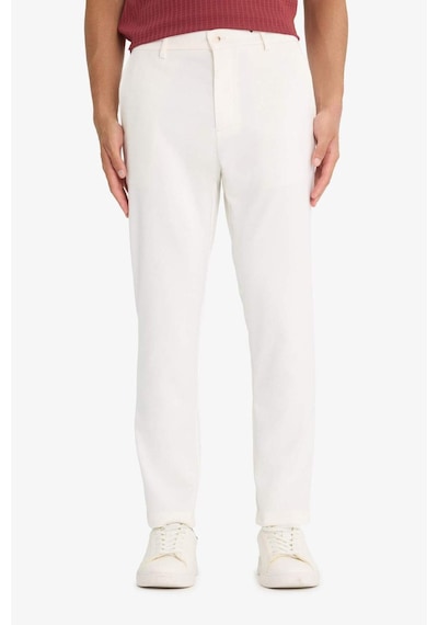 Defacto Tailored Regular Fit Duble Paça Pantolon F0288ax25auer140 Ekru