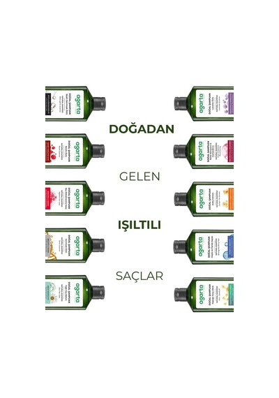 Agarta Doğal Şampuan Lavanta 400ml 2654 8'li Paket