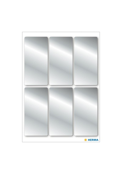 Herma Etiket Gumus Dıkdortgen 26X54Mm