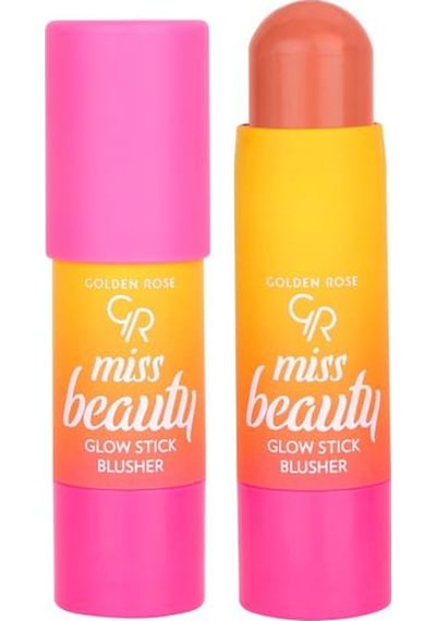 Golden Rose Stick Allık Miss Beauty Glow Stick Blusher Peach Flash No 01