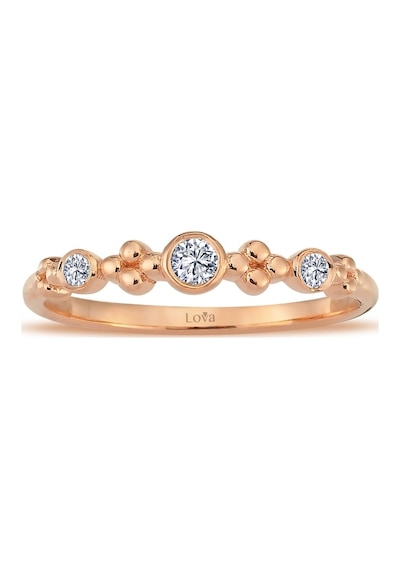 Lova 0,16 Karat Pırlanta Tria Yüzük - 1010276