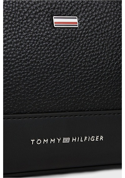 Tommy Hilfiger Logolu Tek Saplı Aksesuar Çanta Erkek Çanta Am0am14485 Bds Siyah
