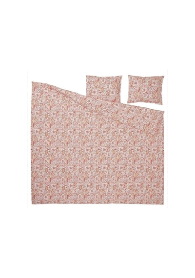 Ikea Rodgersıa Çift Kişilik Nevresim Takımı 220 X 240 Cm Pembe - Beyaz