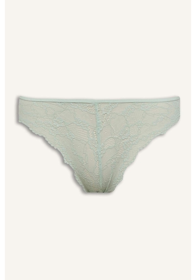 DeFacto Dantel Brazilian Külot-Fall in Love T3197AZ25SPGN1169 Yeşil