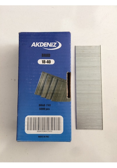 Akdeniz F18-40 Brad Çivi 4 CM Çivi Parke Çakma Tabanca Çivisi 40 MM