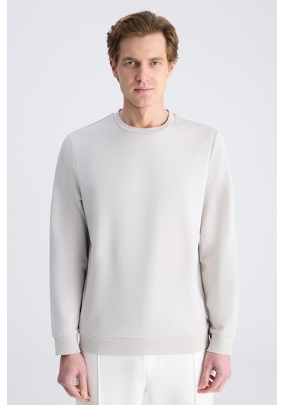 D'S Damat Ds Damat Regular Fit Taş Düz Pamuklu Sweatshirt 5hce247021053 S01