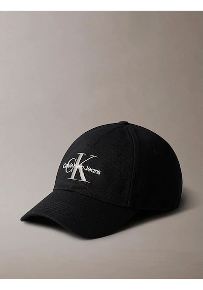 Calvin Klein Jeans Mono Logo Embro Cap Erkek Siyah Şapka Lv04g5004g-ub1 Siyah