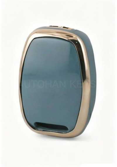 Autohan Keys Honda Civic Fd6, Crv, Accord 3 Buton Nano Anahtarlık Kılıfı, Gri Ve Gold Renk, Pre Standart
