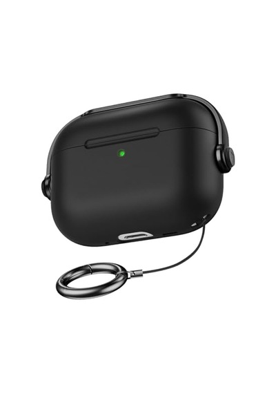 Pro 3. Nesil İle Uyumlu Djpods Sert Malzemeli Kilitli Kapak Askı Aparatlı Kılıf Siyah-siyah