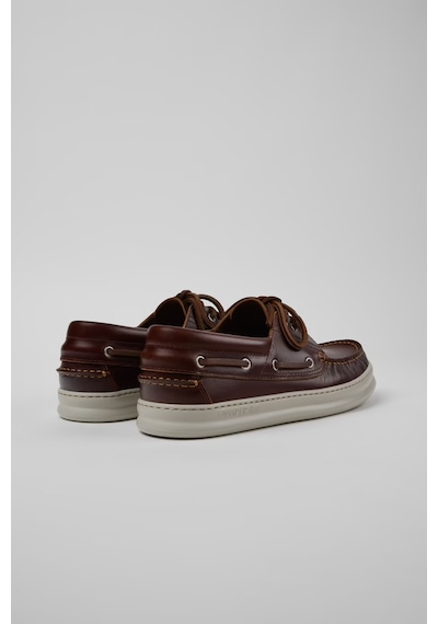 Camper Runner Four Deri Erkek Makosen Ayakkabı K101073-003 Kahverengi