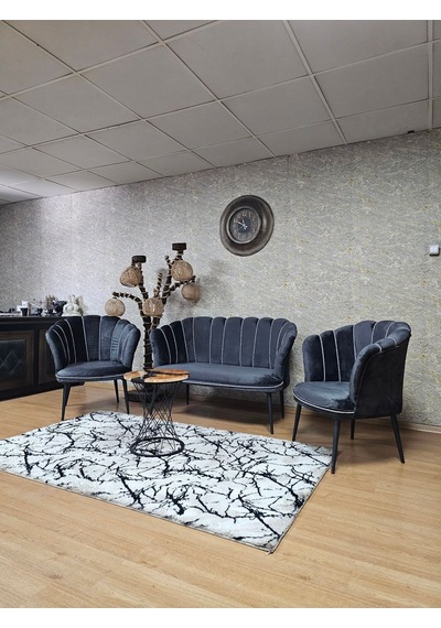 Zafir Papatya Çay Seti Koltuk Takımı Siyah Boyalı Sivriltme Ayak, Balkon, Salon, Ofis, Cafe Koltuk Takımı Füme Zafir Papatya Çay Seti Koltuk Takımı Siyah Boyalı Sivriltme Ayak, Balkon, Salon, Ofis, Cafe Koltuk Takımı Füme