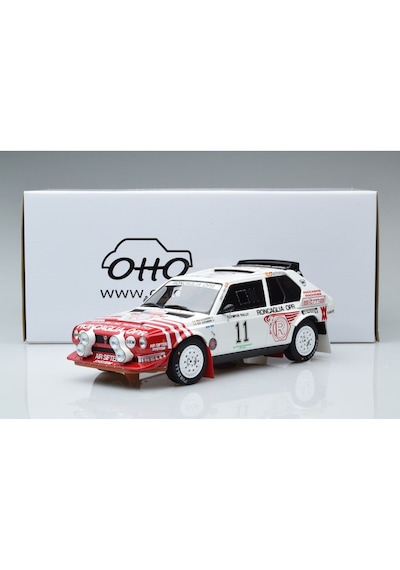1:18 Ölçek 1989 Lancia Delta S4 Gr.b Olympus Rally 1:18 Otto 1989 Lancia Delta S4 Gr.b Olympus Rally