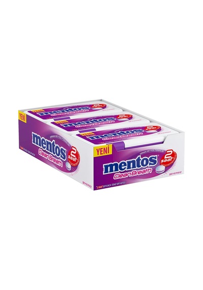 Mentos Cleanbreath 21g Orman Meyveli - 2 Saat Temiz Nefes 2'li Ekonomik Paket - 2 Adet Tarı