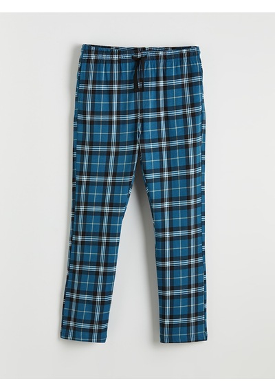 Lc Waikiki Lc Waıkıkı Petrol Standart Kalıp Ekose Erkek Pijama Alt