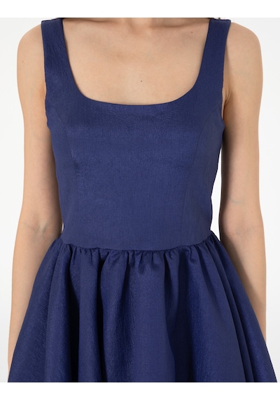 Pierre Cardin Kadın İndigo Elbise Dokuma 50309407-vr028