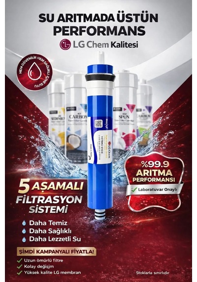 Lg Chem 5'li Su Arıtma Filtre Seti
