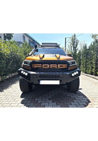 Ford Ranger Uyumlu Yedek Parça 2015-2021 Off Road Çelik Ön Tampon