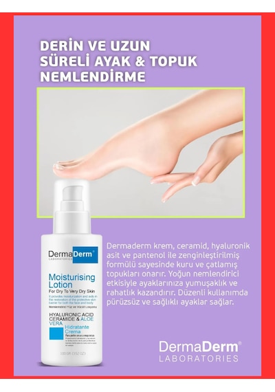 Dermaderm Nemlendirici Yüz ve Vücut Kremi 100 ML