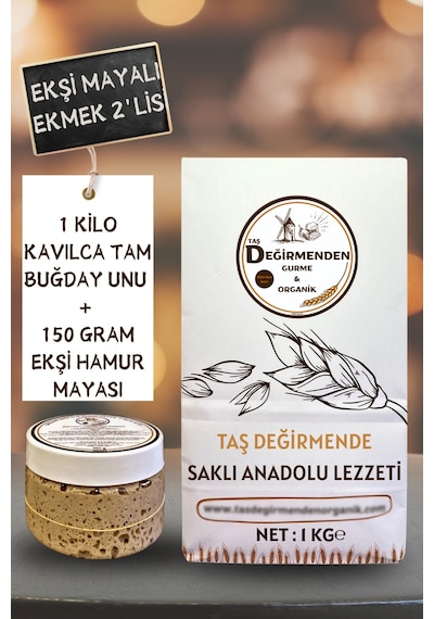 Kavılca Gernik Tam Buğday Unu - Siyez Ekşi Hamur Mayası