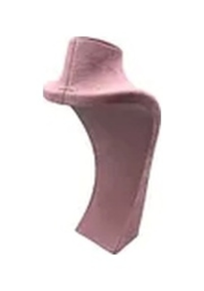 Süet Kumaş Elisia Manken Pembe Renk 32/15 Cm Kolye Gerdanlık Takı Sergileme Mankeni