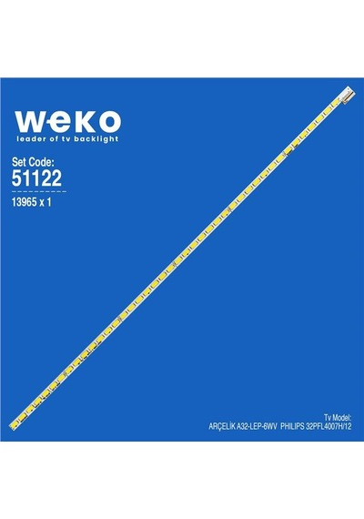 Arçelik A32-lep-6wv 32'' 1 Adet Tv Led Bar Tvnizi Açıp İçindeki Led Barla Birebir Aynısı Olduğunu Görmeden Almayınız. Sonrasında İade Almamaktayız. Beyaz Arçelik A32-lep-6wv 32'' 1 Adet Tv Led Bar Tvnizi Açıp İçindeki Led Barla Birebir Aynısı Olduğunu Görmeden Almayınız. Sonrasında İade Almamaktayız. Beyaz