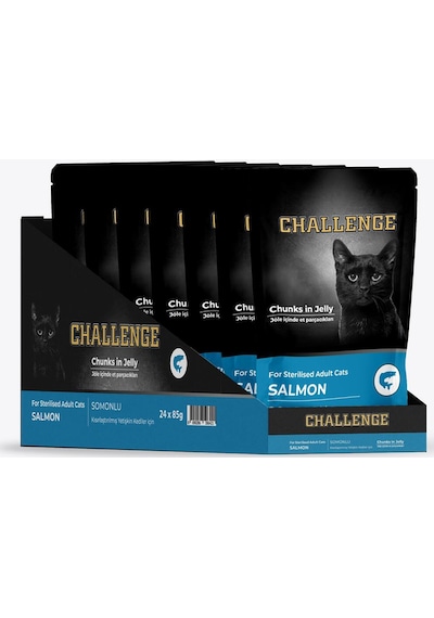 Somonlu Pouch Challenge Kısırlaştırılmış Yetişkin Kedi Pouch 85 Grx24ad
