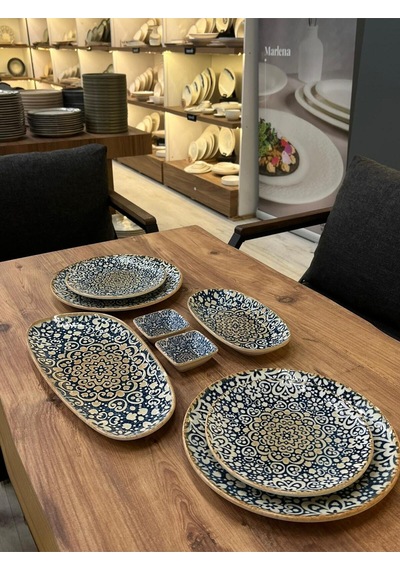 8 Parça Alhambra Gourmet Yemek Takımı Çok Renkli