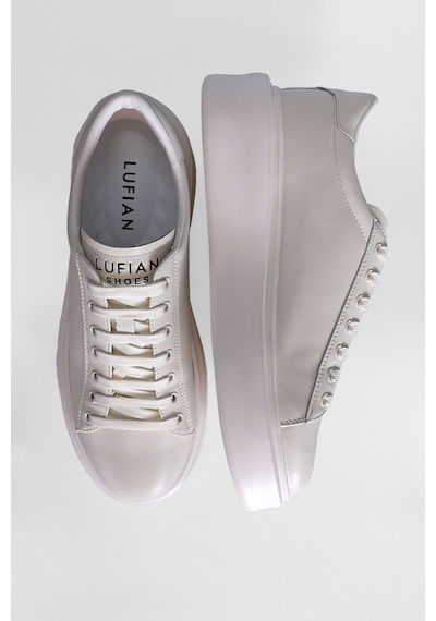 Lufian 121230109 Grace Unisex Hakiki Deri Sneaker Ayakkabı Beyaz