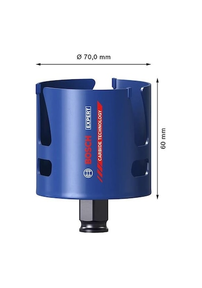 Bosch 70 Mm Yapı Malzemeleri İçin Panç 2608900471