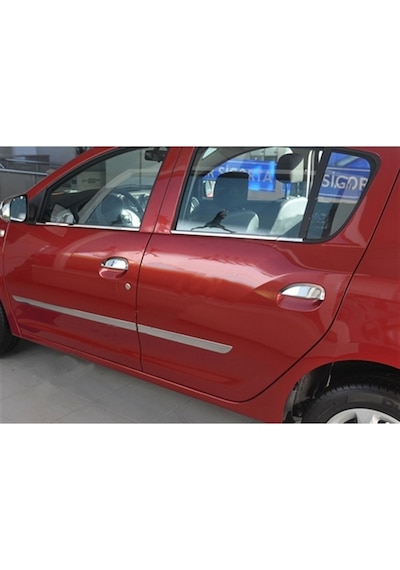 Woc Chrome Renault Clio Symbol Krom Cam Çıtası 2013 Sonrası 4  Par