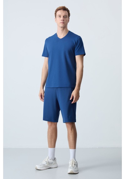 Air Jones Tommy Life Parlament Pamuklu Kalın Yumuşak Dokulu Standart Fit Basic Erkek Şort - 81276 Mavi Air Jones Tommy Life Parlament Pamuklu Kalın Yumuşak Dokulu Standart Fit Basic Erkek Şort - 81276 Mavi