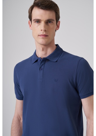 Morven Erkek Marine Basic Polo Yaka Dynamic Fit T-shirt 26yc018007210 Marine