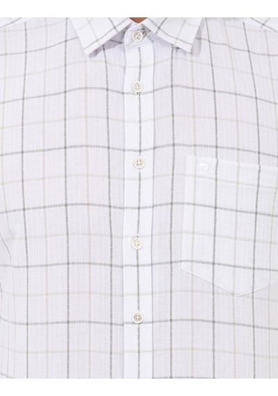 Pierre Cardin Haki Regular Fit Kısa Kollu Gömlek