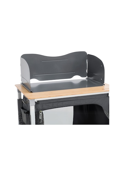 Outwell Heat Diffusion Plate & Windshield Isı Yalıtımlı Portatif Rüzgarlık Gri