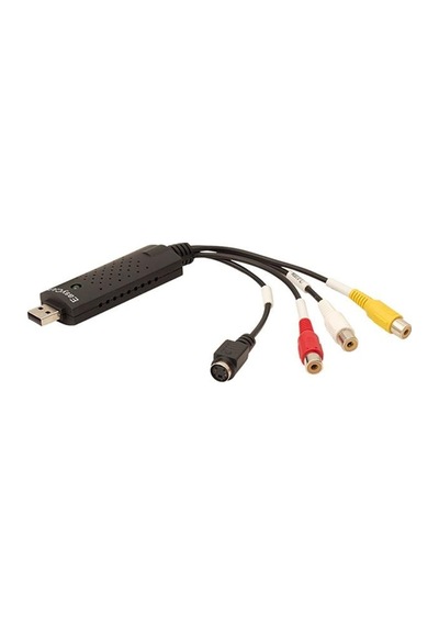 Powermaster Rca Analog S-video Ses Capture Card 720p Easycap Usb 2.0