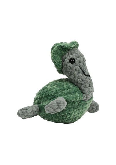 E38 El İşçiliği Peluş Kaplumbağa 15 Cm - 6257 Karışık Çok Renkli